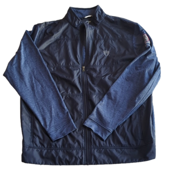 Cutter & Buck Other - Cutter & Buck Navy Blue Stealth Hybrid Quilted Full Zip Windbreaker Size XL